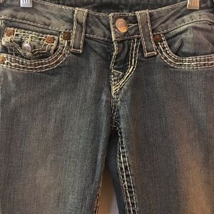True Religion light blue jeans